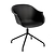 Inny kolor wybarwienia: Krzesło Roundy Black obrotowe