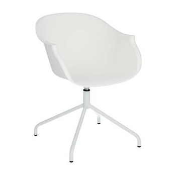 Krzesło Roundy White obrotowe, 401834