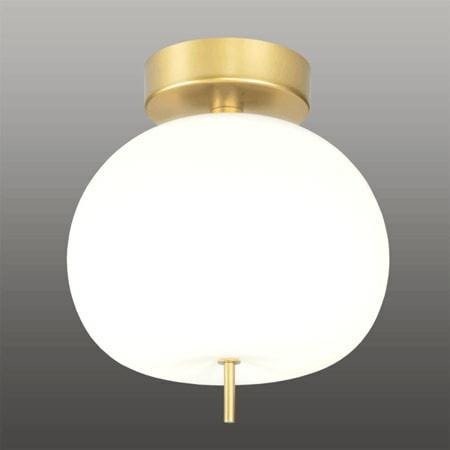 Ekskluzywna lampa LED sufitowa złoto biała APPLE CE, 404599