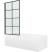 Wanna prostokątna Mexen Cubik 150x70cm z obudową i parawanem 1-skrzydłowym, 4047416