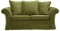 Inny kolor wybarwienia: ESTELLA 120 - oliwkowa sofa dwuosobowa rozkładana