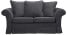 Inny kolor wybarwienia: ESTELLA 120 - grafitowa sofa dwuosobowa rozkładana