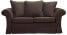 Inny kolor wybarwienia: ESTELLA 120- brązowa sofa dwuosobowa rozkładana