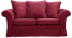 Inny kolor wybarwienia: ESTELLA 120 - czerwona sofa dwuosobowa rozkładana