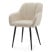 Krzesło tapicerowane LAGO boucle teddy ecru, 4145637