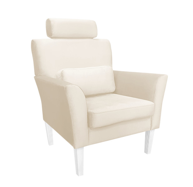 Fotel DENVER nogi białe MG50, 415816
