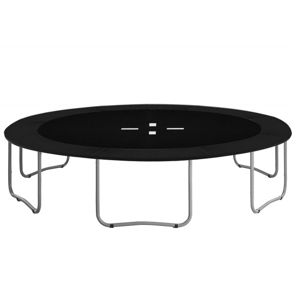 Osłona na sprężyny z siatką do trampoliny zewnętrzną 10FT 305 cm czarna, 4183100