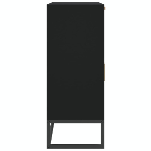 Komoda Czarny 60 x 30 x 75 cm Materiał drewnopochodny vidaXL, 4229345