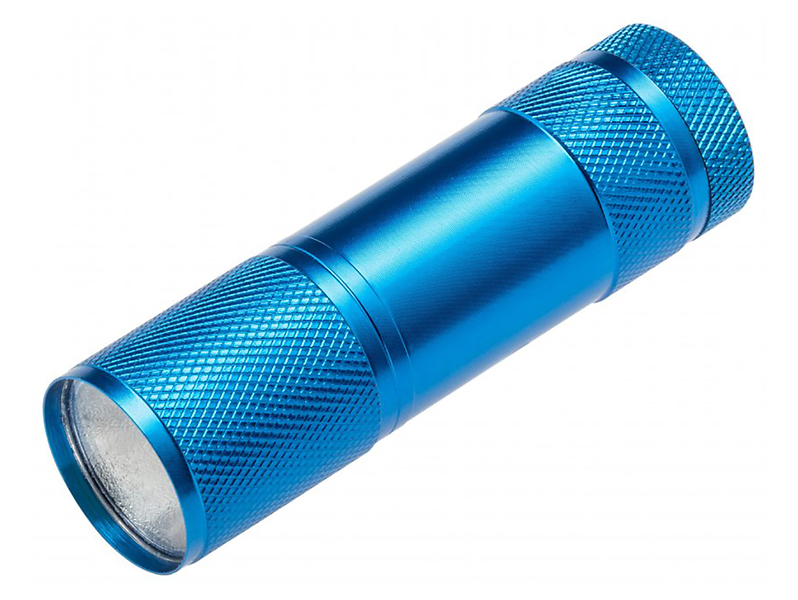 latarka kieszonkowa LED/3W/150LM/6400K/ niebieska/aluminium, 428065