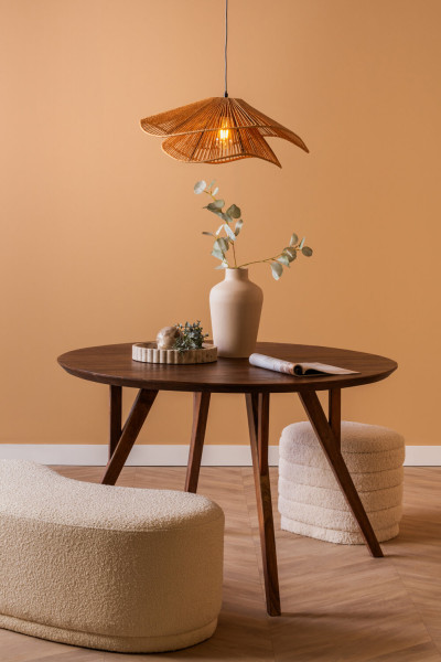 Lampa do jadalni nad stół SOMBRERA, klosz z plecionki, Ø 60 cm, 4292984