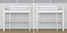 Łóżko antresola z biurkiem N05 biały 120x200, 431354