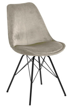 Krzesło Eris VIC piaskowe tapicerowane, 434801