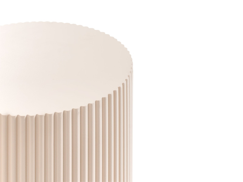 Stolik pomocniczy płyta MDF złamana biel, 4349290