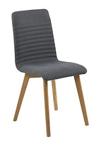 Krzesło Arosa Anthracite tapicerowane