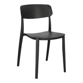 Krzesło Nopie black z tworzywa, 435540
