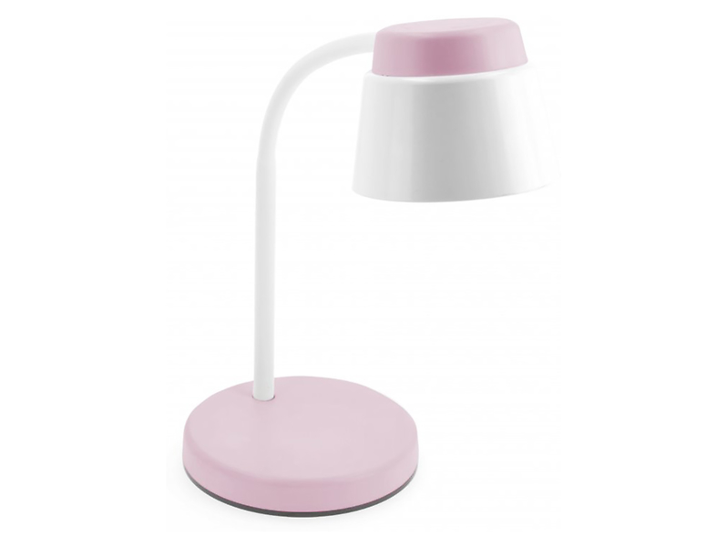 lampka biurkowa LED 6W/350LM/4000K biało-różowa/tworzywo sztuczne Helin, 436451