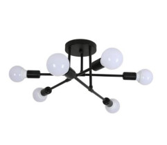 Lampa sufitowa metalowa loft v