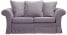 Inny kolor wybarwienia: ESTELLA 120 - liliowa sofa dwuosobowa rozkładana
