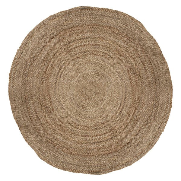 Okrągły dywanik ozdobny, juta, Ø 120 cm, 448193