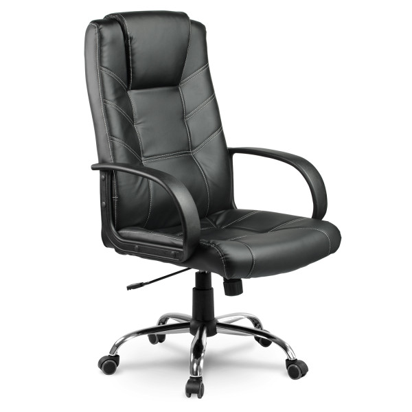 Fotel biurowy obrotowy chrom krzesło Sofotel, 451916