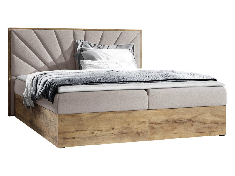 Łóżko kontynentalne Wood VII 200x200, 457980