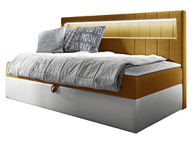 Łóżko kontynentalne Gold Junior 2 90x200