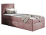 Inny kolor wybarwienia: Łóżko kontynentalne Carmen Mini 100x200