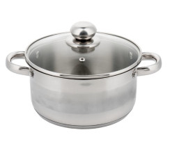Garnek stalowy na indukcję gaz 0.5L 12cm INDUKCJA KINGHOFF