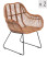 Produkt: Zestaw 2 krzeseł z metalu i włókien