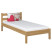 Produkt: Dębowe łóżko pojedyncze N01 90x200