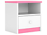 Inny kolor wybarwienia: szafka nocna z szufladą Babydreams  różowa