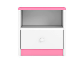 szafka nocna z szufladą Babydreams  różowa