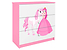 Inny kolor wybarwienia: komoda z 3 szufladami Babydreams różowa księżniczka konik