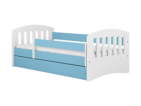 łóżko z szufladą 140/80 Classic 1 niebieskie