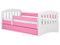 Inny kolor wybarwienia: łóżko z szufladą 140/80 Classic 1 różowe
