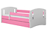 Inny kolor wybarwienia: łóżko z szufladą 140/80 Classic 2 różowe