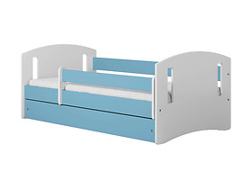 łóżko z szufladą 180/80 Classic 2 niebieskie