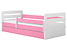 Inny kolor wybarwienia: łóżko z szufladą 140/80 Tomi różowe