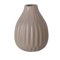 Porcelanowy wazon dekoracyjny Esko, szary mat