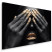 Produkt: Obraz Portret Kobiety Złoty Make Up 30x20cm