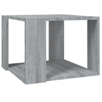 Stolik Kawowy Ława Stół Szary 40x40x30 Półka Do Salonu Do Pokoju