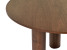 Stół do jadalni okrągły ⌀ 120 cm jesion ciemny, 4870934
