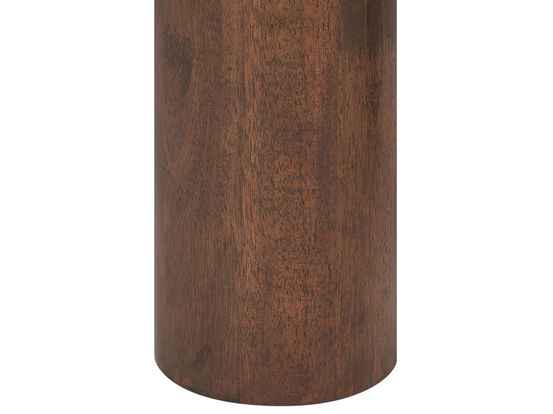 Stół do jadalni okrągły ⌀ 120 cm jesion ciemny, 4870935