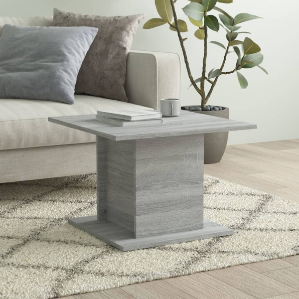 Stolik Kawowy Ława Stół Szary 55.5x55.5x40 Do Salonu Do Pokoju, 4887726