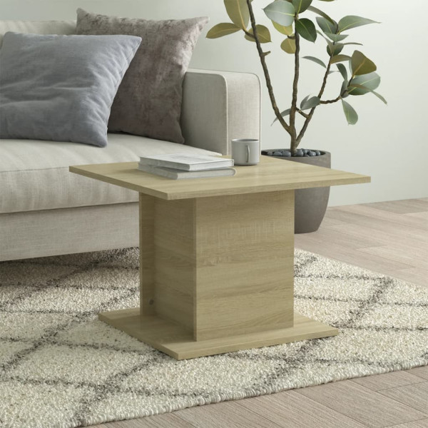 Stolik Kawowy Ława Stół Brązowy 55.5x55.5x40 Do Salonu Do Pokoju, 4888450