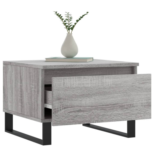Stolik Kawowy Ława Stół Szary 50x46x35 Szuflady Do Salonu Do Pokoju, 4907044
