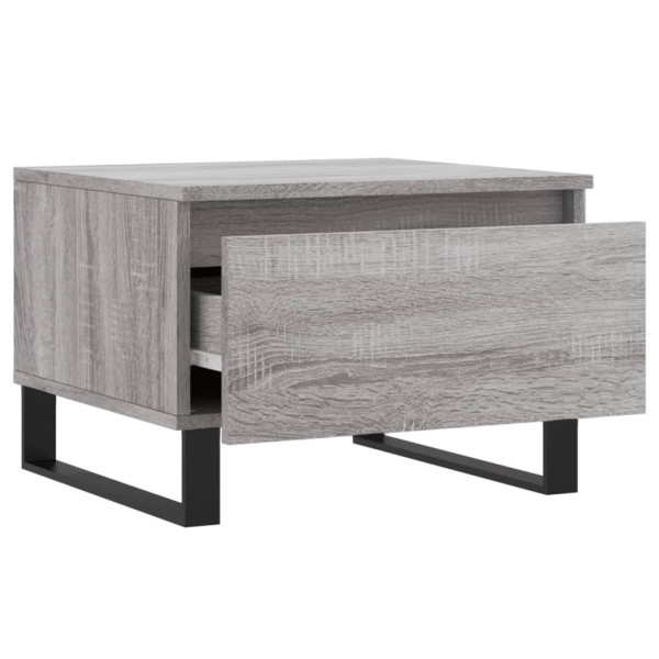 Stolik Kawowy Ława Stół Szary 50x46x35 Szuflady Do Salonu Do Pokoju, 4907047