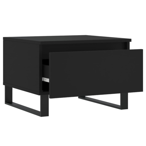 Stolik Kawowy Ława Stół Czarny 50x46x35 Szuflady Do Salonu Do Pokoju, 4907399