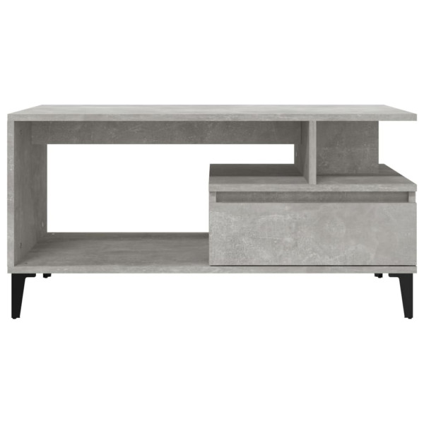 Stolik Kawowy Ława Stół Szary 90x49x45 Do Salonu Do Pokoju, 4907492