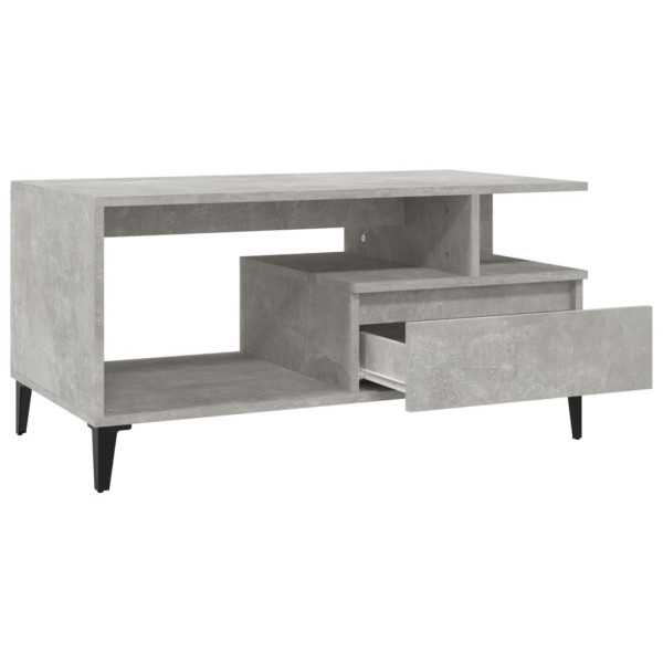 Stolik Kawowy Ława Stół Szary 90x49x45 Do Salonu Do Pokoju, 4907493